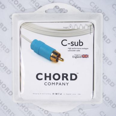 Сабвуферный кабель Chord Company C-sub 1RCA-1RCA 10m